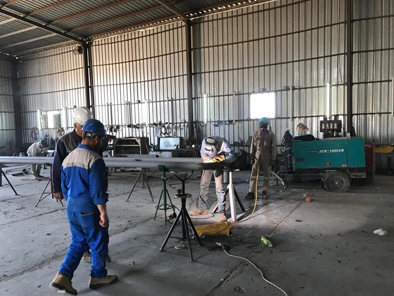 pipeline IPF for ENI at Zubair oilfield project